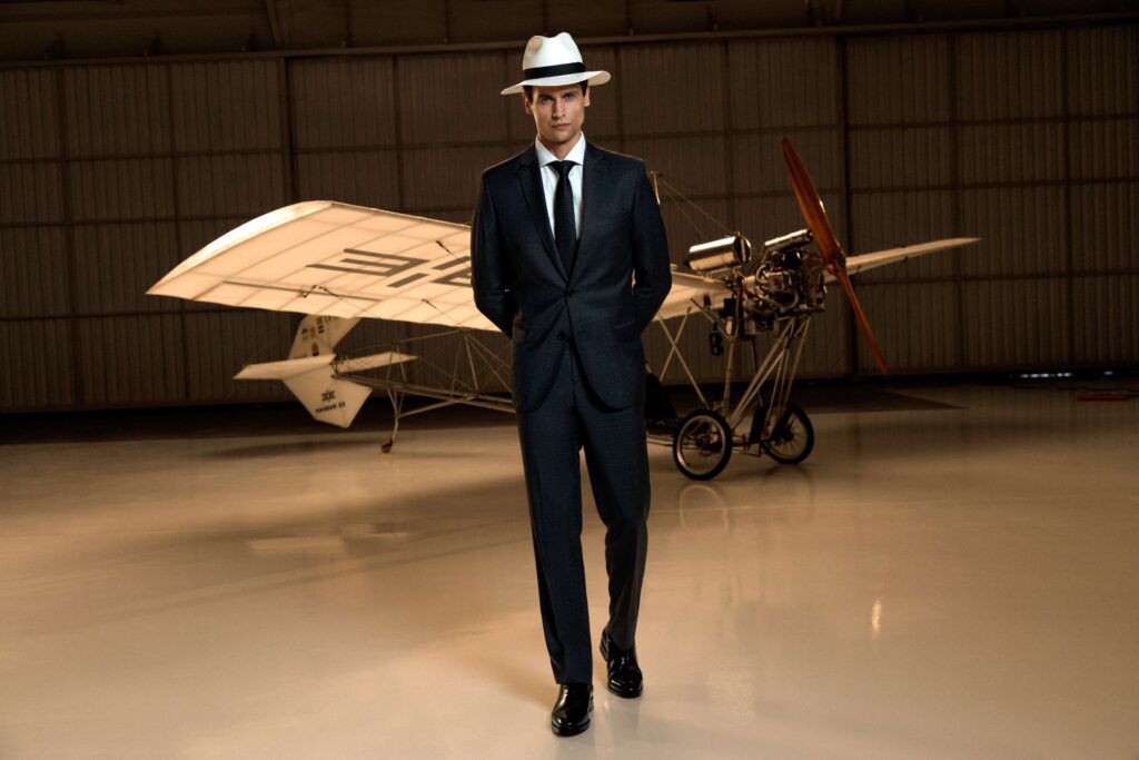 Hangar 33 Celebra o legado de Santos Dumont com uma nova coleção de moda masculina