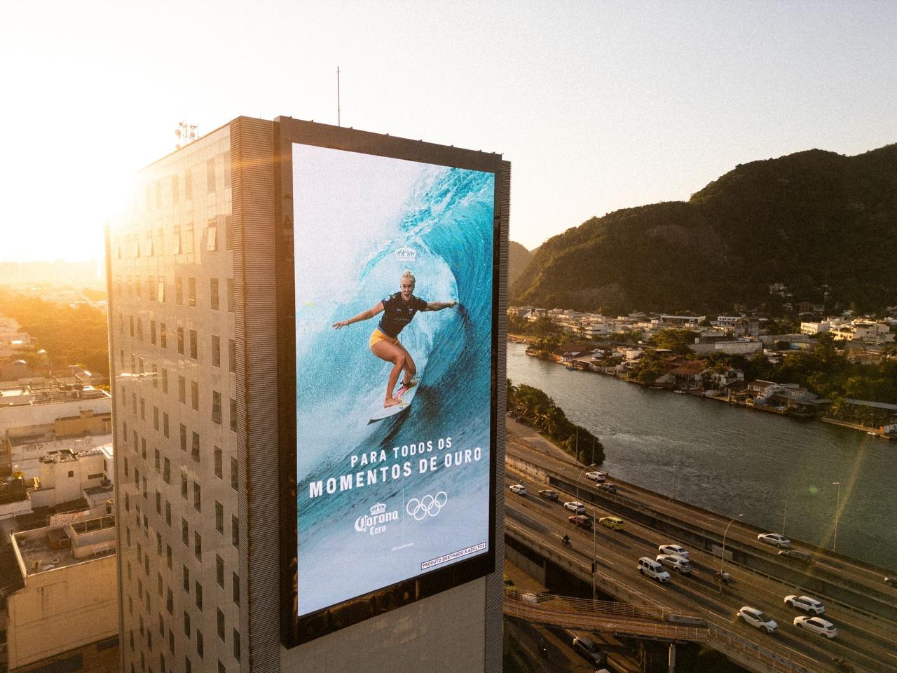 Corona Cero promove museu a céu aberto dos momentos de ouro olímpicos